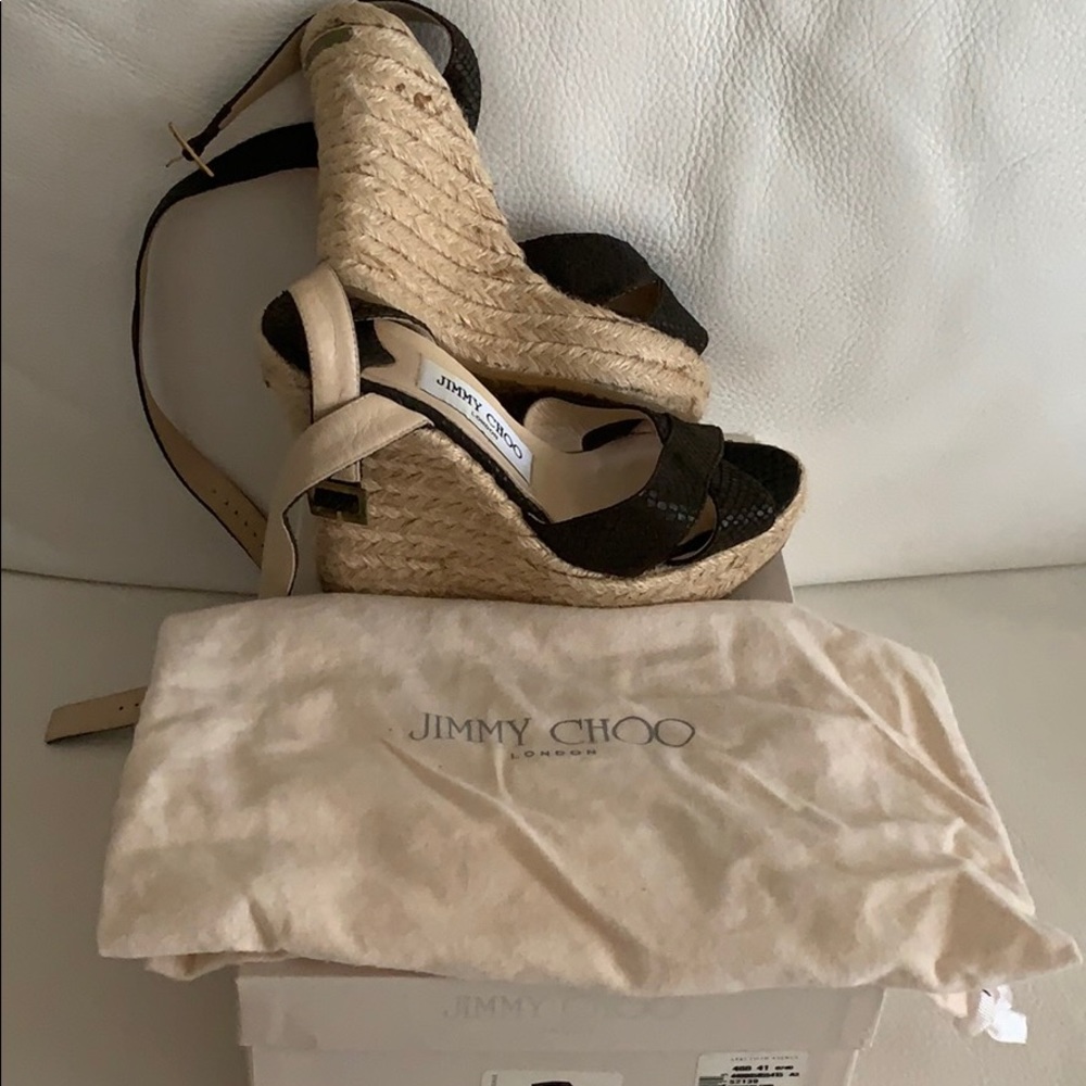 Jimmy Choo wedges size 36.